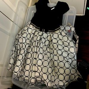 Jona Michelle black and white size 8 party dress